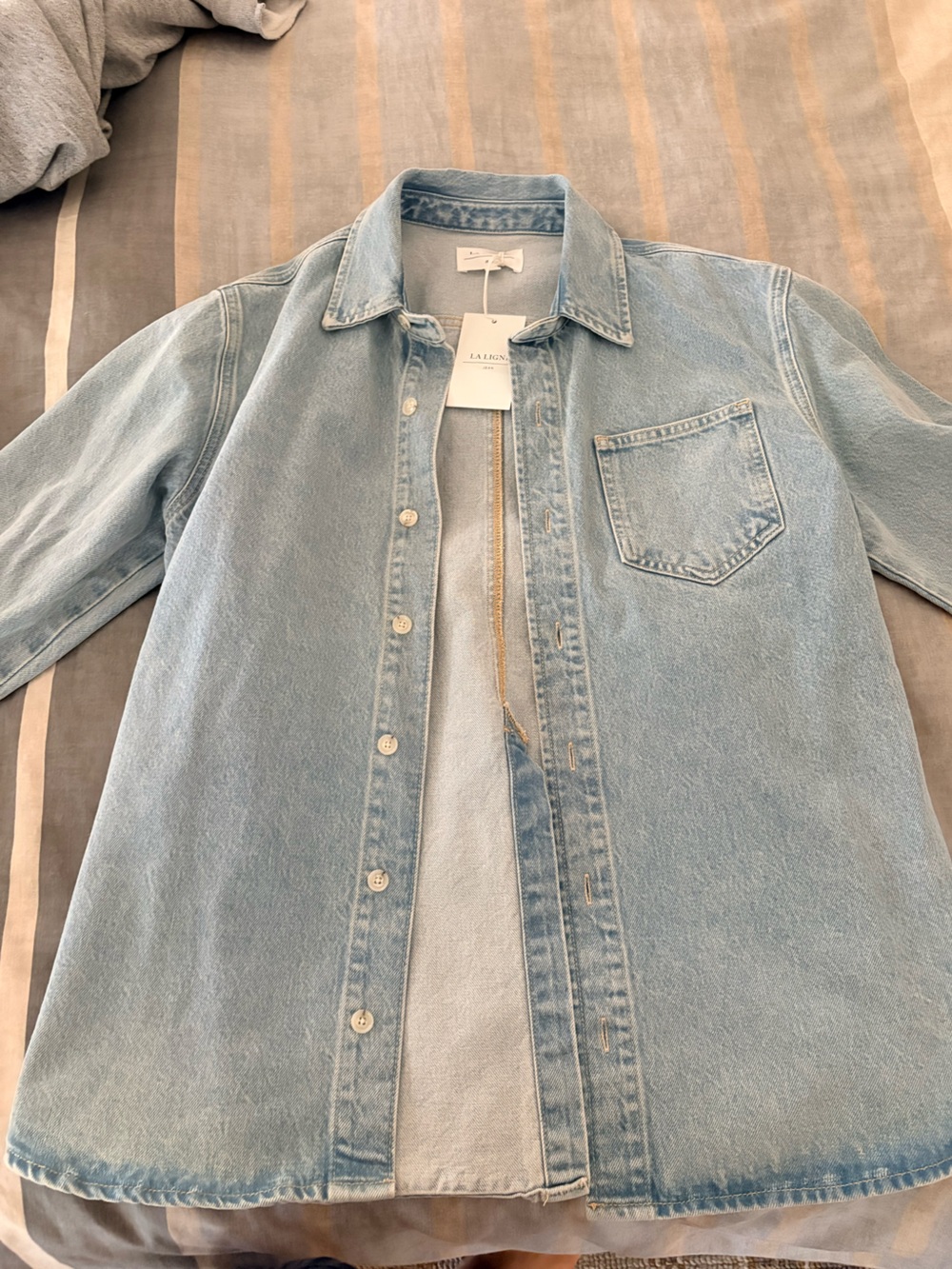 La Ligne Light Wash Denim Women's Jacket - NWT